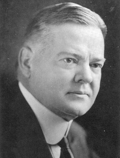 herbert_hoover_415w Herbert Hoover - President during the Stock Crash of 1929 & the Depression